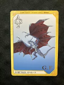 Tarjeta Triple Tríada Final Fantasy 8 VIII Bahamut G-97 - Imagen 1 de 3