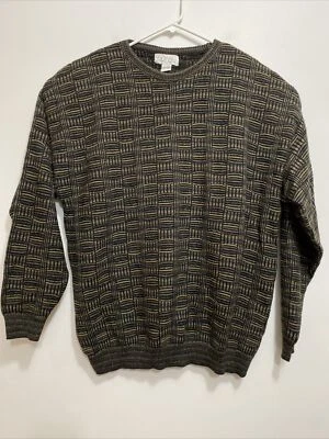 Suéter Gianfranco Ruffini Italia Acrílico Geométrico Para Hombre XXLarge Cuello Redondo Foto 1 de 4