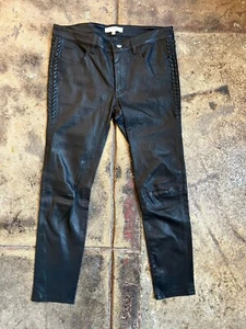 IRO lambskin Leather Skinny Leg Pants  - Picture 1 of 11