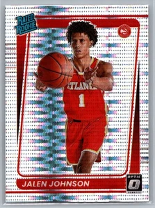 2021-22 Donruss Optic #181 Jalen Johnson Silver Pulsar Prizm Exclusive Hawks - Foto 1 di 2