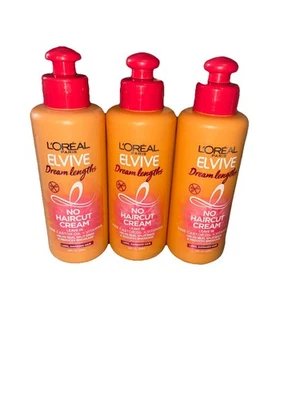 L'Oréal Elvive Dream Lengths Leave-In Cream - 3 Pack - New! No Haircut Cream - Image 1 of 2