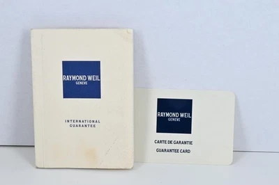 Raymond Weil Blank International Warranty Card & Booklet 2004 - Image 1 of 3
