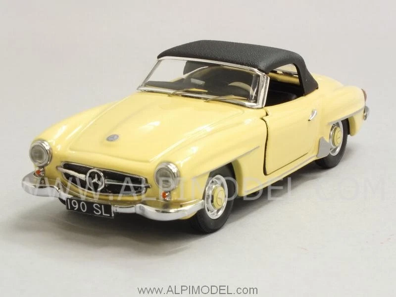 Mercedes 190 SL 1955 Light Yellow 1:43 RIO 4370 - Immagine 1 di 1