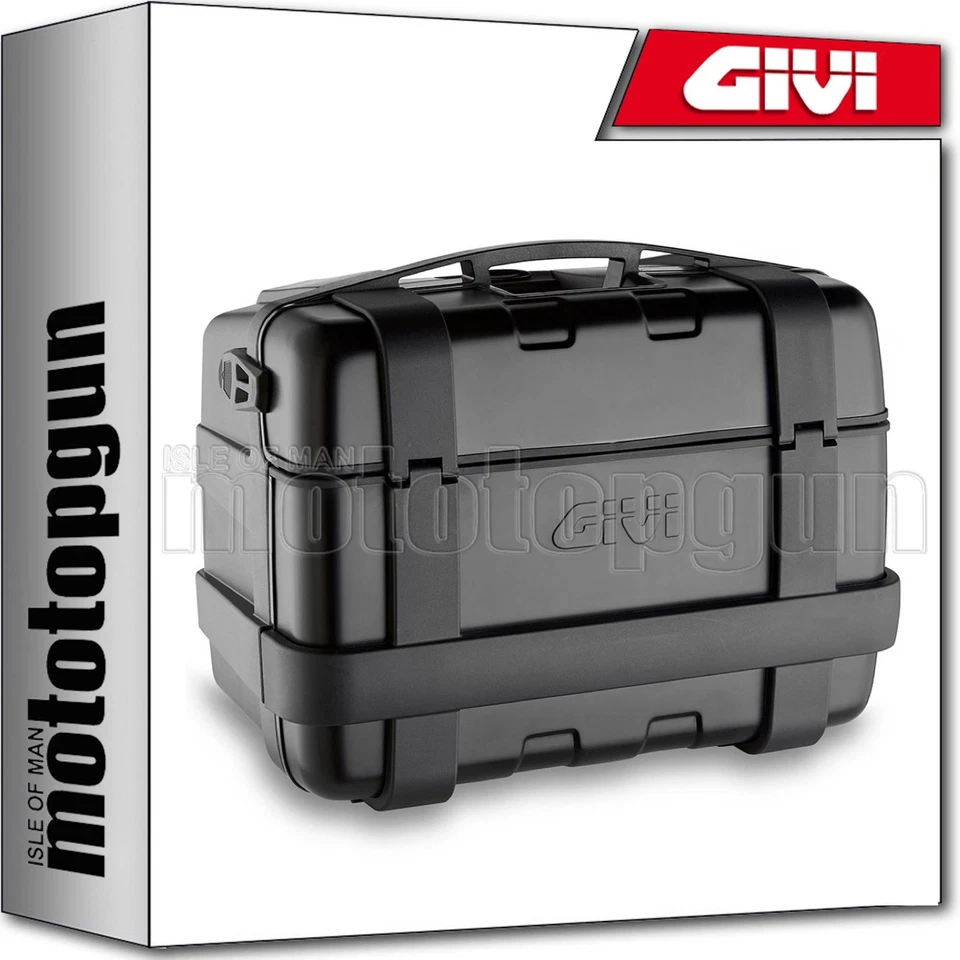 MONOKEY TREKKER BLACK ALUMINIUM TOP CASE - 46 LT GIVI KAWASAKI NINJA 300 2015 15 Foto 1 de 4