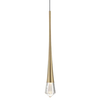 ET2 E24221-122 Pierce 6"W LED Cristal Mini Colgante - Dorado Foto 1 de 4
