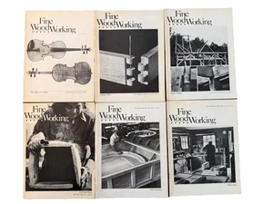 fine woodworking magazine lot Of 6 1978-1981 Very Good VTG  - Picture 1 of 8