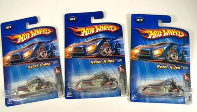 HW 2005 Rebel Rides Scorchin’ Scooter #4/5 Lote de 3 Nuevo en Caja Foto 1 de 3