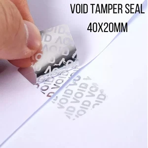 Tamper Proof VOID Stickers – 40x20mm Security Seal Labels for Warranty & Parcels - Picture 1 of 5