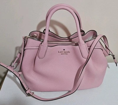 BOLSO HOBO DE HOMBRO GRANDE KATE SPADE DUMPLING CUERO ROSA DORADO Foto 1 de 4