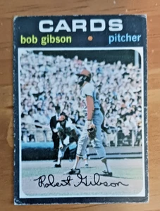 Carta Topps Bob Gibson 1971 #450 VG-EX - Foto 1 di 2