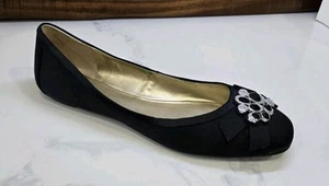 Ballerine nere impreziosite da gemme Nine West taglia 9,5M - Foto 1 di 6