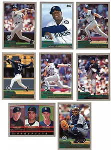 Juego de equipo Topps Seattle Mariners 2000 Ken Griffey Alex Rodríguez Martínez 15 - Imagen 1 de 1