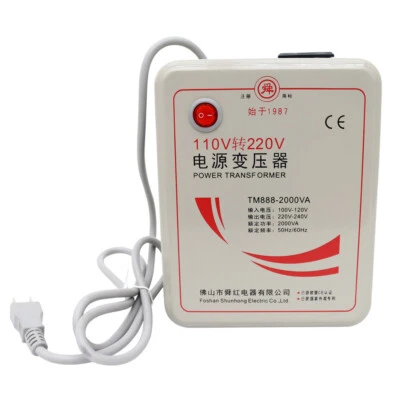 Commercial Adapter 110 Covert to 220V Transformer 1500W-2000W New in US - Image 1 of 4