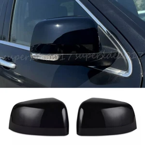2X Tapas de espejo retrovisor exterior negro brillante para Jeep Grand Cherokee IV 2011-2021 - Imagen 1 de 7
