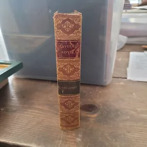 RARE late 1800s Waverly Novels The Abbot Antique illust Book Sir Walter Scott - Picture 1 of 17