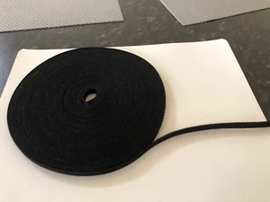 12 mm velcr o autoagarre - 12 mmx 2 m negro organizar cables gancho y bucle - Imagen 1 de 3