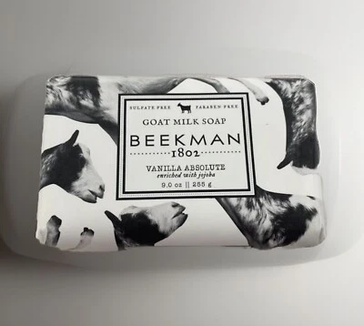 Beekman 1802 Goat Milk Soap - Vanilla Absolute 9oz ~NEW~ - Image 1 of 2