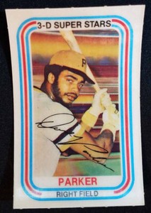 1976 Kellogg's 3-D Super Stars #15 Dave Parker Pittsburgh Pirates NM-MINT