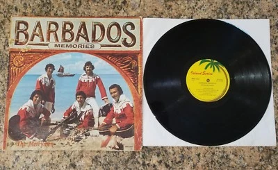 RARE CALYPSO BARBADOS MEMORIES THE MERRYMEN, ISLAND SERIES RECORDS LP. - Image 1 of 4
