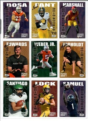 2019 Sage Hit Premier Draft Base You Pick BOSA LOCK METCALF HASKINS GRIER +++ - Image 1 of 4