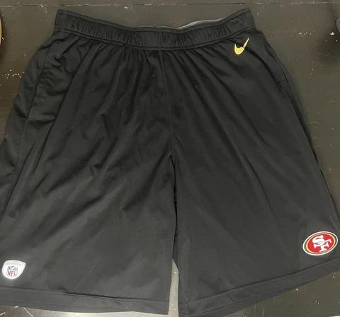 San Francisco 49ers Nike NFL On Field Apparel Dri-Fit Practice Shorts Men's XL Cover