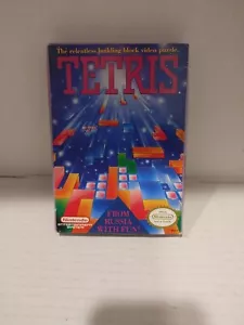 Nintendo Tetris Game In Box Missing Manual Box Dmg - Picture 1 of 10