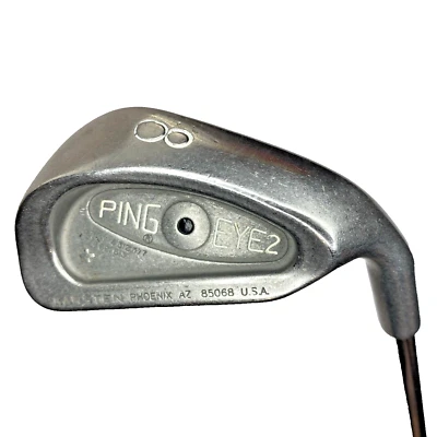 Ping Eye2 Negro 37.5” Derecha 8 Hierro Karsten Acero Eje Negro Viuda Agarre Cabeza Acero Foto 1 de 4