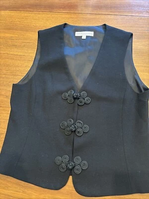 Chaleco Preston & York Negro Woop Embellecido Damas Talla 8 Petite Nuevo sin Etiquetas Foto 1 de 4