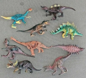 Dinosaur World Spielfiguren mit Aktivität Spielmatte pädagogisch 9-teilig Spielset NEU - Bild 1 von 9
