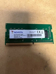 GENUINE ADATA 4GB 1Rx8 PC4-2400T DDR4 SO-DIMM LAPTOP MEMORY RAM AO1P24HC4R1-BQZS - Picture 1 of 2