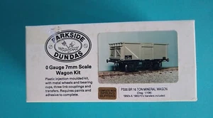 Boxed Parkside 7mm O Gauge Plastic Kit PS30 British Rlys 16T Mineral Wagon - Foto 1 di 2