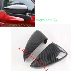 2x Espejo retrovisor izquierdo derecho fibra de carbono ABS cubierta para Mazda CX-30 cx30 20-24 - Imagen 1 de 1