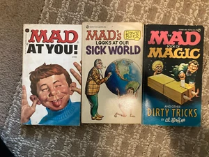 3 Mad Magazine paperbacks Dave Berg, Al Jaffee 1970s - Picture 1 of 1