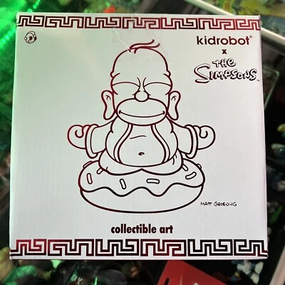 The Simpsons Homer Buddha Vermilion Red 7" Vinyl Figure LAST 1 !!  🔥 - Image 1 of 3