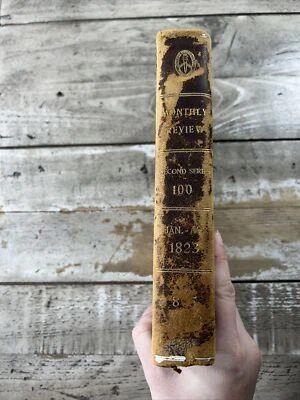 1823 Antique Periodical Book "The Monthly Review of Literary Journal" - Image 1 of 4