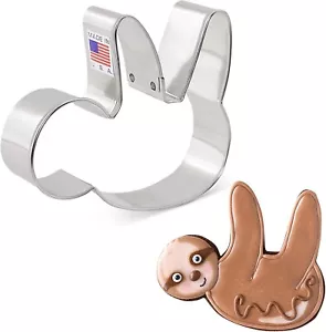 Cortador de galletas de metal SLOTH - Ann Clark - 3,75 pulgadas - Imagen 1 de 4