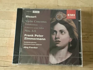 Mozart, Violin Concertos 3-5, Frank Peter Zimmermann, Jörg Fearber EMI NEU OVP - Bild 1 von 2