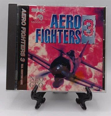 Aero Fighters 3 NEO GEO CD Videogioco NTSC US SNK COMPLETO Gioco Vintage - Immagine 1 di 4