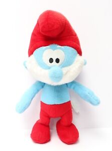 Papa Smurf Plush Toy - 23cm Height - Peyo - 2013- Kellytoy - EXCELLENT CONDITION