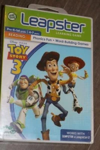 LEAPFROG LEAPSTER DISNEY PIXAR TOY STORY 3 LEARNING GAME READING PHONICS NEW NIP - Picture 1 of 5