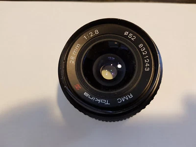 Vintage RMC TOKINA Wide Angle 28 m f 2.8 Lens for Nikon. Made in Japan. - Image 1 of 4