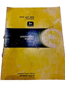 John Deere 4640 4840 Tractor OMR65463 Operators Manual Book - Picture 1 of 8