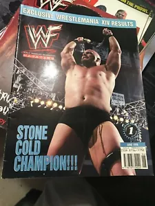 Revista WWF WWE JUNIO 1998 Steve Austin Cubierta Resultados Wrestlemania + Póster - Imagen 1 de 4