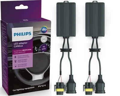 Philips LED Canbus Error Canceler H8 Fog Light Bulb Lamp Decoder Flicker Fix Fit - Image 1 of 4