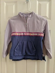 Gymboree Girls Winter Pullover Sweater Purple Front Long Sleeve Size XL 6 - Picture 1 of 7