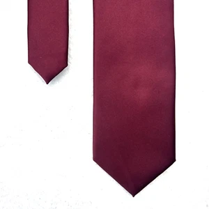 Joseph & Feiss Maroon Men’s X-Long Necktie 3”x 62.5” 100% Polyester NWT $39.99 - Picture 1 of 12