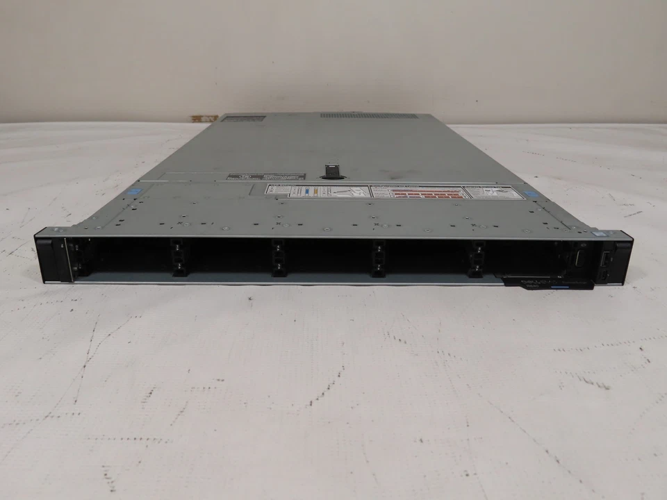 Dell PowerEdge R640 1U 10SFF Server Barebones 2x Silver 4110 NoRam H730 2x 1100w - Image 1 of 3