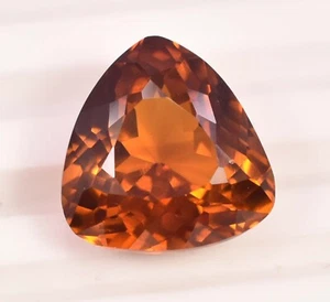 12.10 Ct Natural Dark Orange Hessonite Garnet Certified AAA Loose Gemstone - Picture 1 of 9