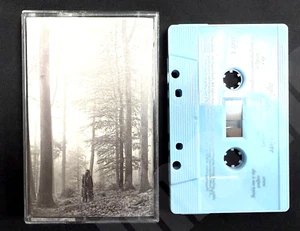 2020 Taylor Swift Folklore Official Uk Blue 17 Tracks Cassette Tape Rare Copy - Picture 1 of 13