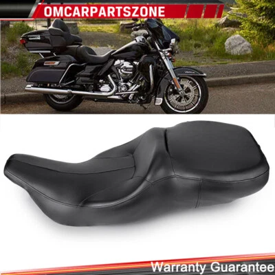 Driver Passenger Seat Low-Pro For 1997-07 Harley Electra Glide Standard Classic - Image 1 of 4